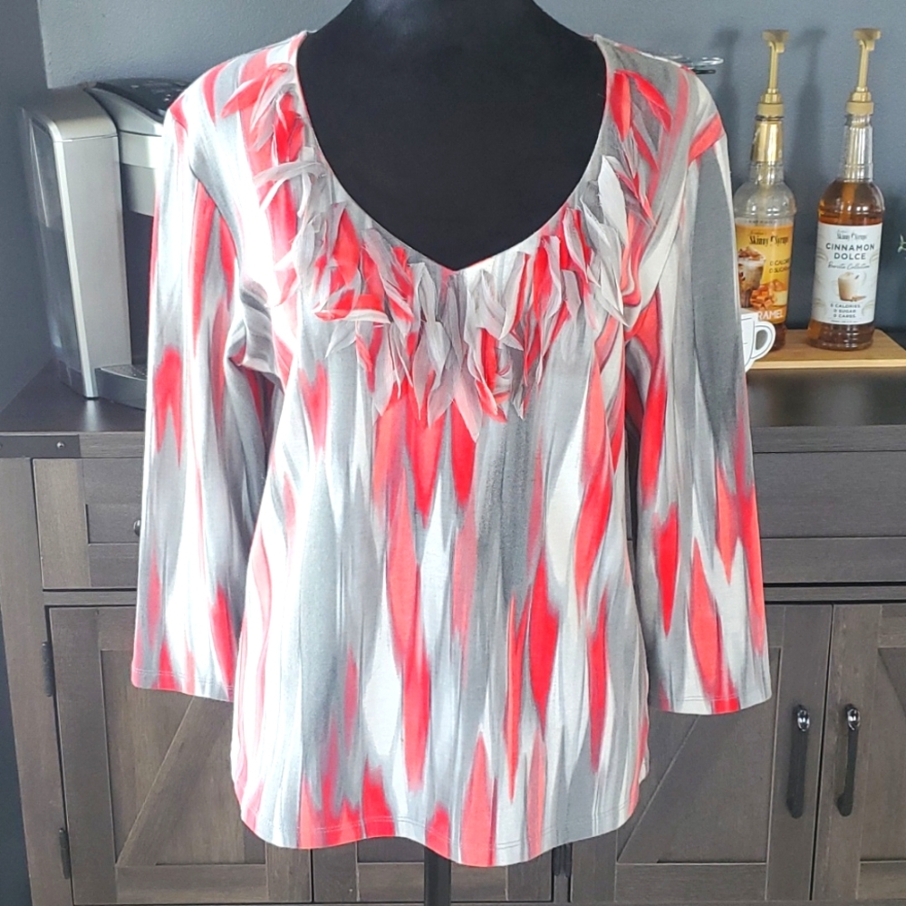 Ruby Rd. Women's 3/4 inch sleeve top
